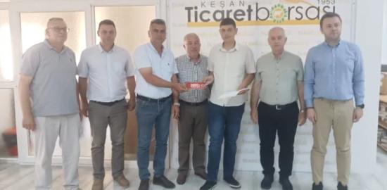 Keşan’da Yılın İlk Buğday Hasadı Piyasaya Çıktı