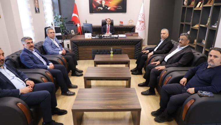 İl Sağlık Müdürü Şirik, MÜSİAD heyetini ağırladı