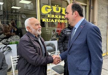 Başkan Altay iftar öncesi ve teravih sonrası Konya'lılarla buluştu.