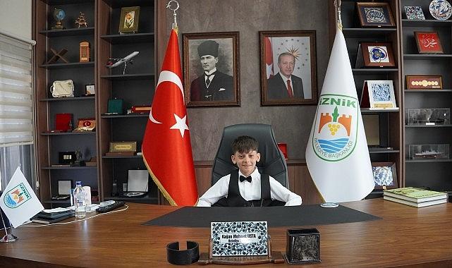 İznik'te 23 Nisan'ın Başkanı Muhammed oldu