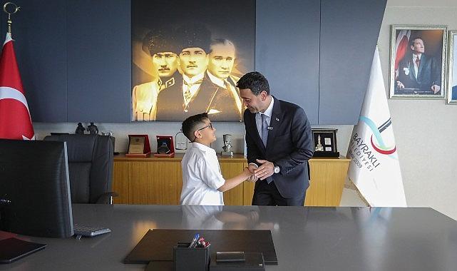 Bayraklı'da minik başkan icraatlarını açıkladı