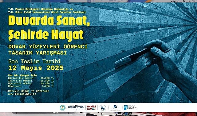 Manisa'nın Duvarları Genç Sanatçılarla Şekillenecek Manisa'nın Duvarları Genç Sanatçılarla Şekillenecek