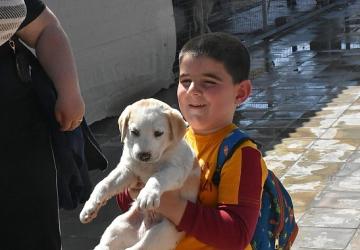 Minik Öğrencilerden, Patili Dostlarımıza Ziyaret