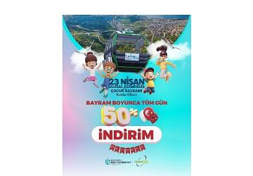 Kartepe Teleferik'te bayrama özel yüzde 50 indirim