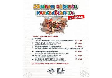 Karabağlar'da 23 Nisan Coşkusu başladı