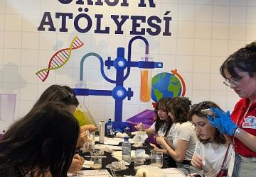 Canik Özdemir Bayraktar Keşif Kampüsü atölyeleri, TEKNOFEST KKTC'nin ilk gününde ziyaretçi akınına uğradı.