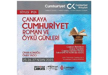 Çankaya, Cumhuriyet Roman ve Öykü Günleri Başlıyor