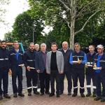 Başkan Erkan Aydın 1 Mayıs'ta emekçilerin yanında