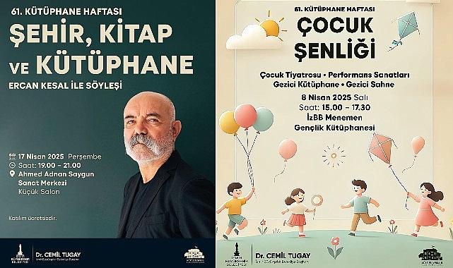 Kütüphaneler Haftası şenlik havasında geçecek Kütüphaneler Haftası şenlik havasında geçecek