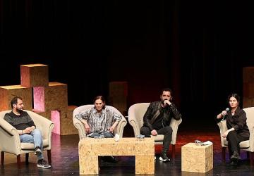 Usta oyuncu Nur Sürer ve Mukadderat film ekibi Küçükçekmece'de