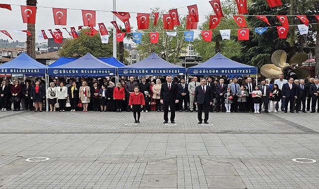 23 Nisan Ulusal Egemenlik ve Çocuk Bayramı'nın 105. yıl dönümü Gölcük'te coşku ile kutlandı.