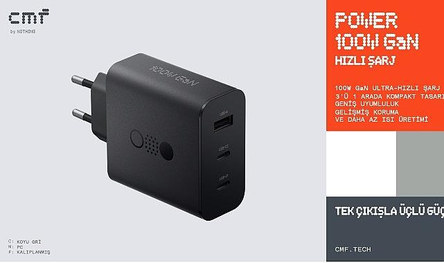 CMF'den GaN teknolojisiyle donatılmış iki yeni nesil hızlı şarj adaptörü