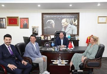 Menderes'e Kardeş Belediye Ziyareti