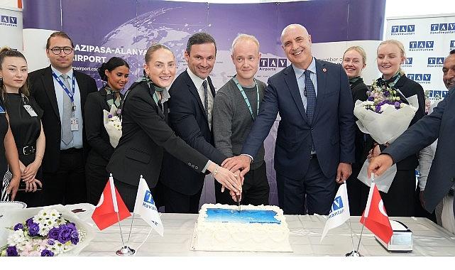 Gazipaşa-Alanya Havalimanı, Copenhagen Air Taxi'nin ilk uçuşunu karşıladı Gazipaşa-Alanya Havalimanı, Copenhagen Air Taxi'nin ilk uçuşunu karşıladı