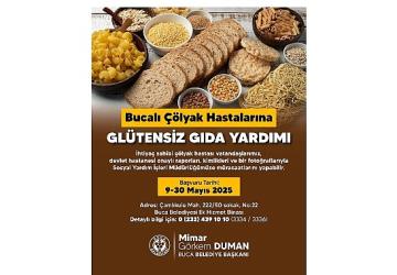 Buca Belediyesi'nden çölyak hastalarına glütensiz gıda yardımı