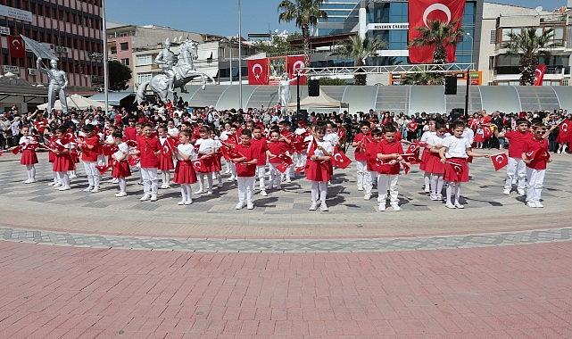 Menemen'de 23 Nisan coşkusu yaşandı