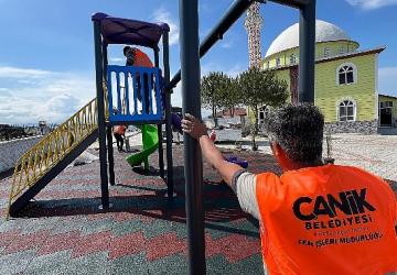Canik'te Yeni Parklar Hayat Buluyor