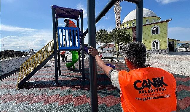 Canik'te Yeni Parklar Hayat Buluyor Canik'te Yeni Parklar Hayat Buluyor