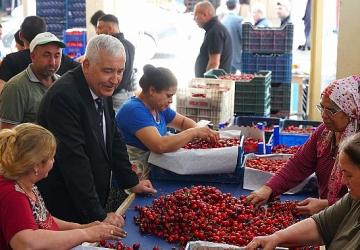 Başkan Türkmen Sahada