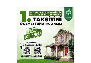 İnegöl Belediyesinden Mükelleflere Vergi Çağrısı