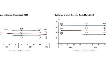 İşgücü İstatistikleri, I. Çeyrek: Ocak-Mart, 2025