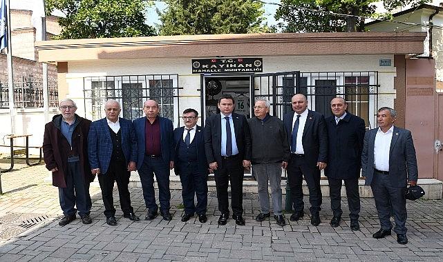 Başkan Aydın, Kayıhan Çarşısı esnafı ile buluştu Başkan Aydın, Kayıhan Çarşısı esnafı ile buluştu