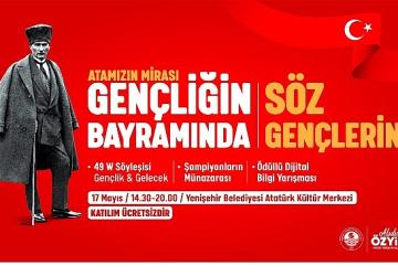 Yenişehir Belediyesi 19 Mayıs'ı gençlerin fikirleriyle kutlayacak