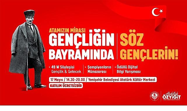 Yenişehir Belediyesi 19 Mayıs'ı gençlerin fikirleriyle kutlayacak