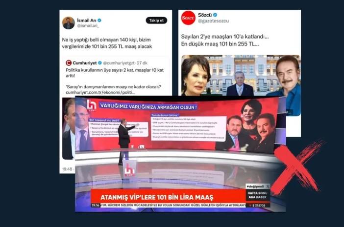 Politika Kurulları’nın maaşlarıyla ilgili İletişim Başkanlığı’ndan yalanlama Politika Kurulları’nın maaşlarıyla ilgili İletişim Başkanlığı’ndan yalanlama