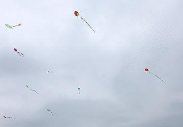 Nilüfer'de gökyüzü uçurtmalarla renklendi