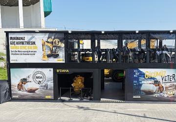 Borusan Cat, Marble İzmir Uluslararası Doğaltaş ve Teknolojileri Fuarı'nda sektör paydaşlarıyla buluştu