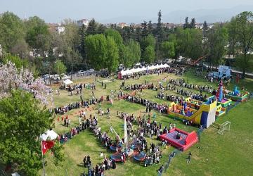 İnegöl'de 23 Nisan bir başka güzel