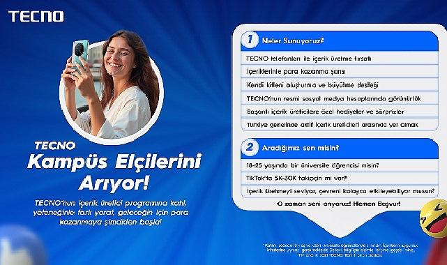 TECNO kampüs elçilerini arıyor! TECNO kampüs elçilerini arıyor!