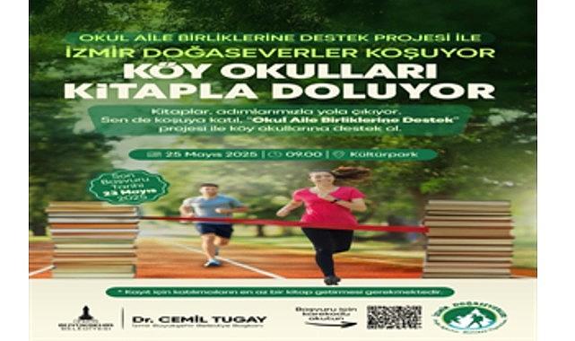 Doğaseverler koşacak, köy okulları kitapla dolacak