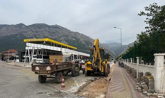 Kemer'de altyapı çalışmaları Kemer'de altyapı çalışmaları