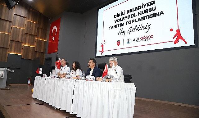 Dikili Belediyesi'nden Voleybol Altyapısına Güçlü Adım