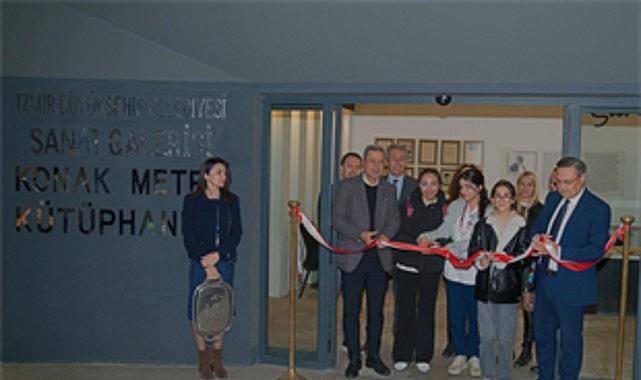 Bin 300 kitaplık kütüphane Konak Metro İstasyonu'nda açıldı