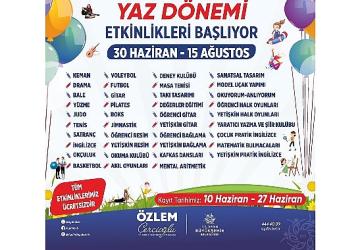 Başkan Çerçioğlu ile Aydınlı Çocuklar Yaz Tatilinde Eğlenirken Öğrenecek