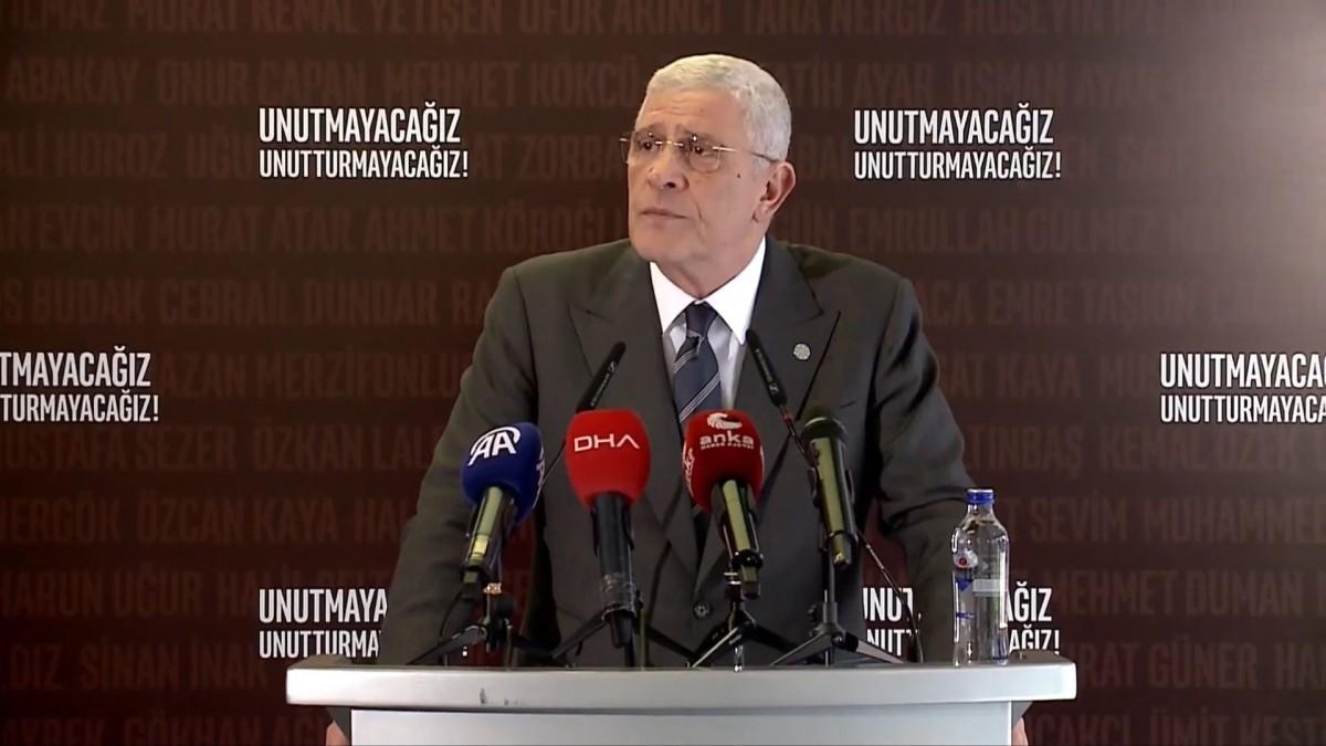 Dervişoğlu’ndan iktidara sert tepki: ‘Devleti PKK’nın kongresine mahkum edenlere yazıklar olsun’ Dervişoğlu’ndan iktidara sert tepki: ‘Devleti PKK’nın kongresine mahkum edenlere yazıklar olsun’
