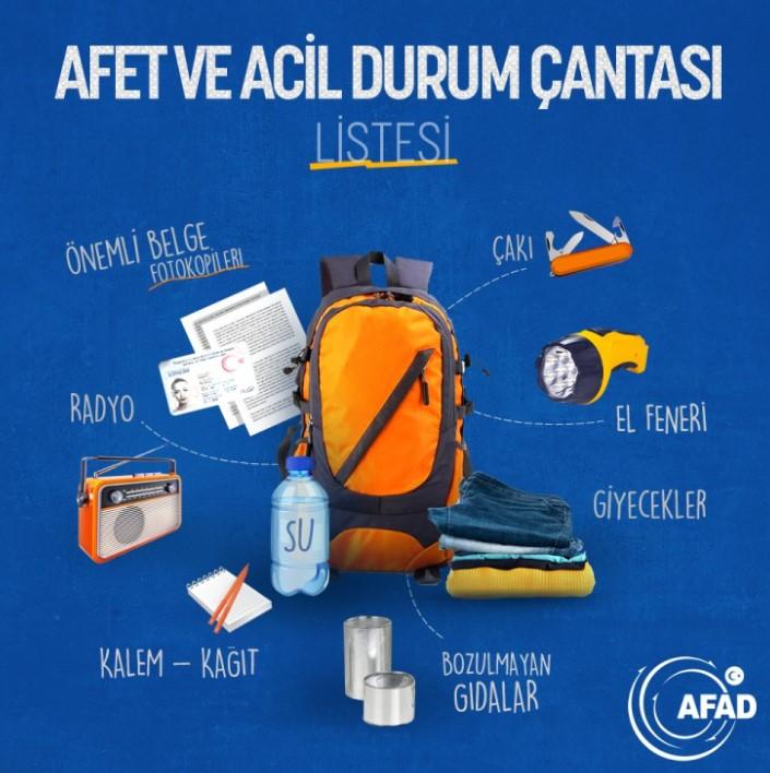 Deprem Çantanız Hazır mı? Deprem Çantanız Hazır mı?