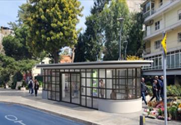 İzmir'in nostaljik durakları modern tasarımıyla geri dönüyor