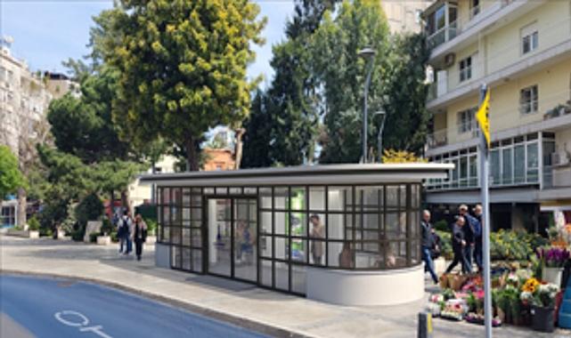 İzmir'in nostaljik durakları modern tasarımıyla geri dönüyor İzmir'in nostaljik durakları modern tasarımıyla geri dönüyor