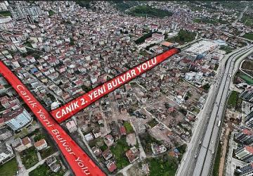 Canik'e 2. Yeni Bulvar Yolu Geliyor
