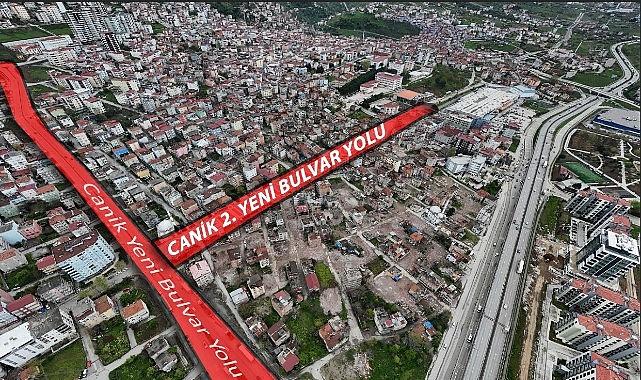 Canik'e 2. Yeni Bulvar Yolu Geliyor Canik'e 2. Yeni Bulvar Yolu Geliyor