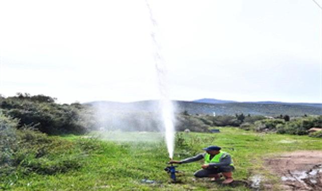 Dikili Yahşibey Sulama Göleti İletim Hattı tamamlandı Dikili Yahşibey Sulama Göleti İletim Hattı tamamlandı