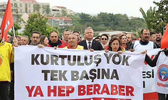 Urla'da işçiye çifte bayram