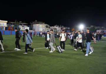 Depremzede gençler için umut ve dayanışma kampı: 500 kişilik kafile Mersin’e uğurlandı