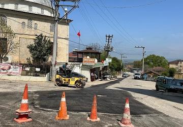 Gebze köylerinde hummalı yol çalışması