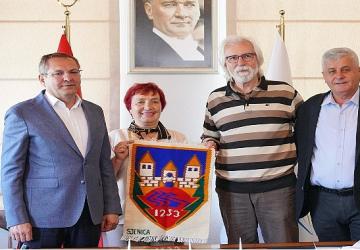 Ayvalık Belediyesi'ne Sjenica Belediye Başkanı Munib Mujagic'ten Kardeş Şehir Daveti