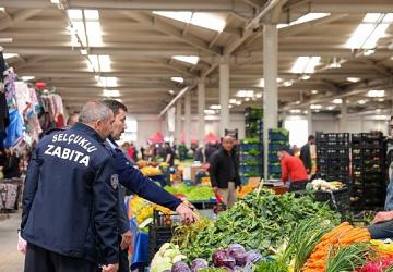 Selçuklu Belediyesi'nden Pazar Yeri Denetimi